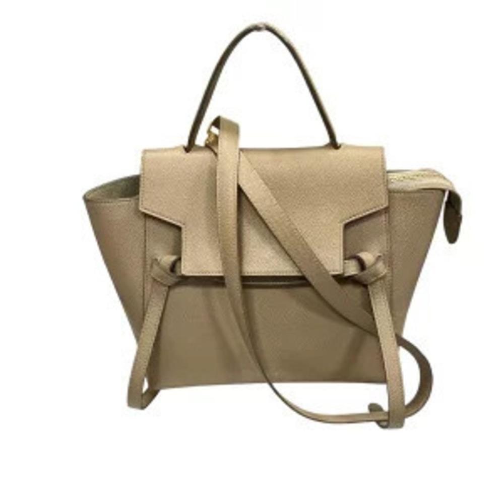 Celine Belt Leather Crossbody Bag Handbag Shoulder